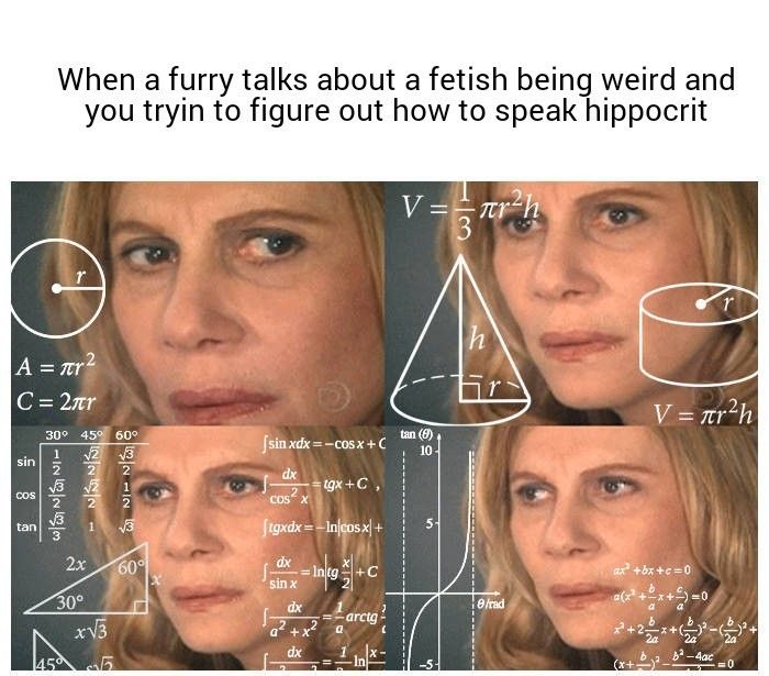 I acknowledge mine as weird, time to hunt some furries