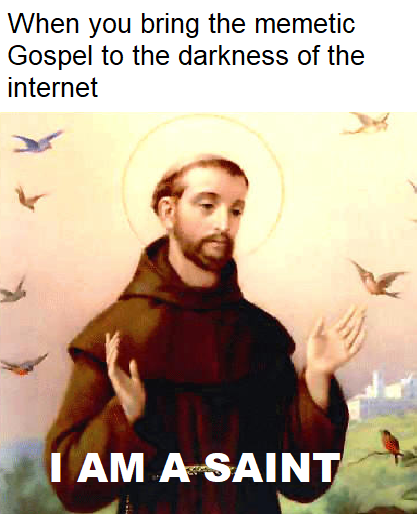 Trying to earn my place in Heaven