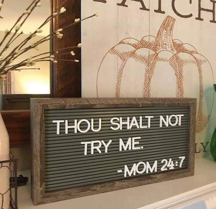 Thou shall have no other moms before me