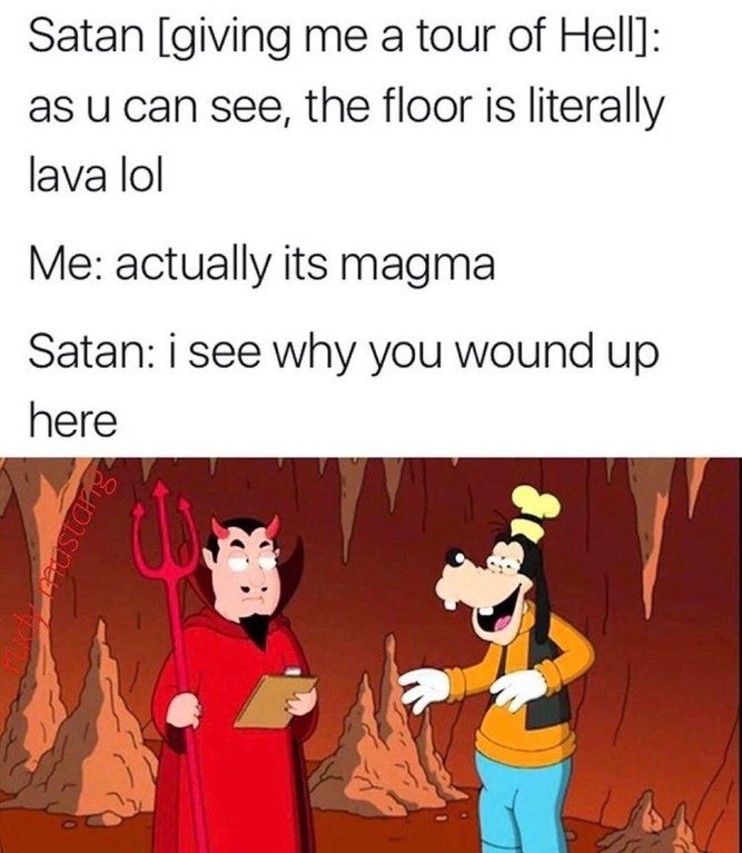 Magma is above sea level, lava is below