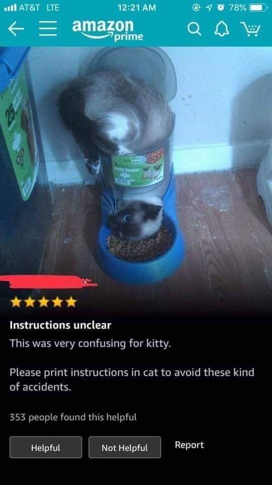 Instructions were unclear.