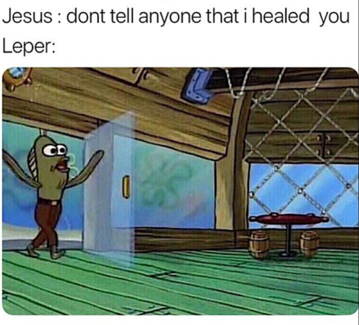 They didn't even follow his teachings when he was alive