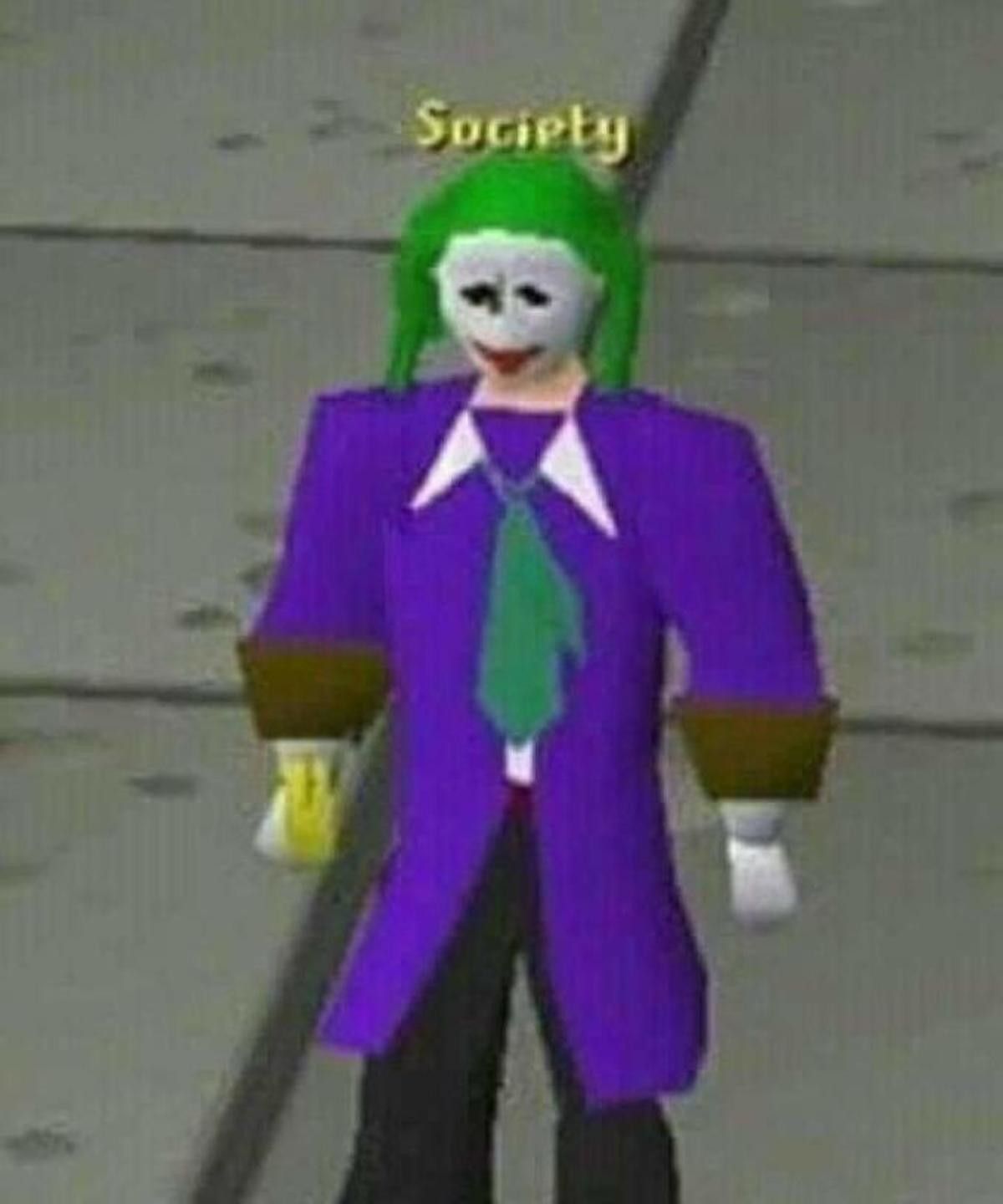 Real gamers have a visible polycount