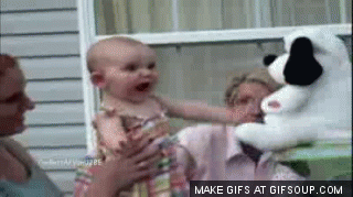 Most excited baby in the world