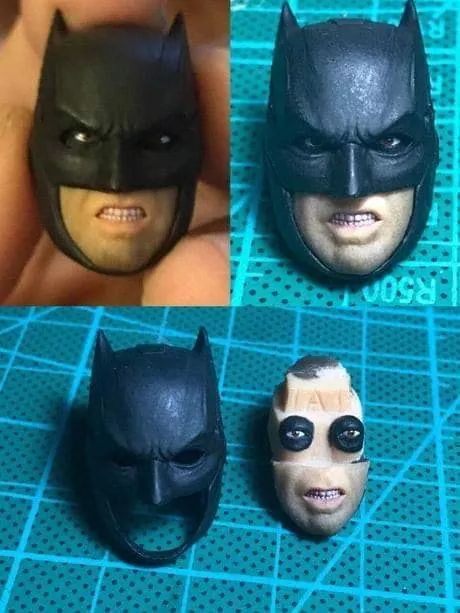 Unmasked Batman