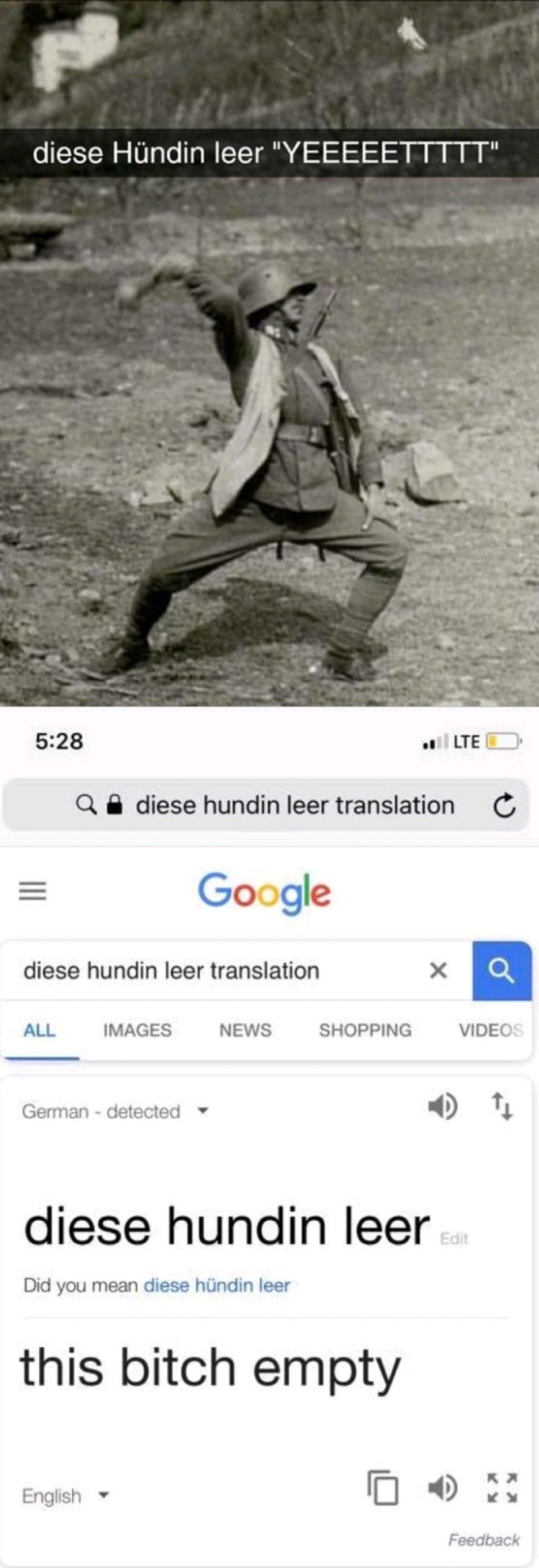 in war, its either YEET or be YEETED