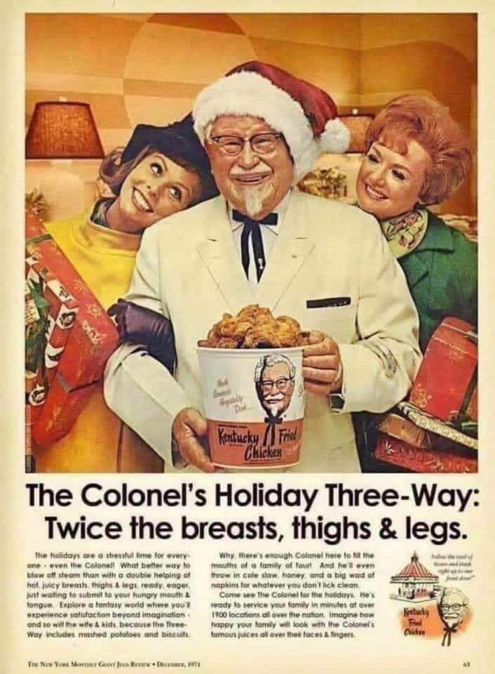 KFC was pretty lit back in the day.