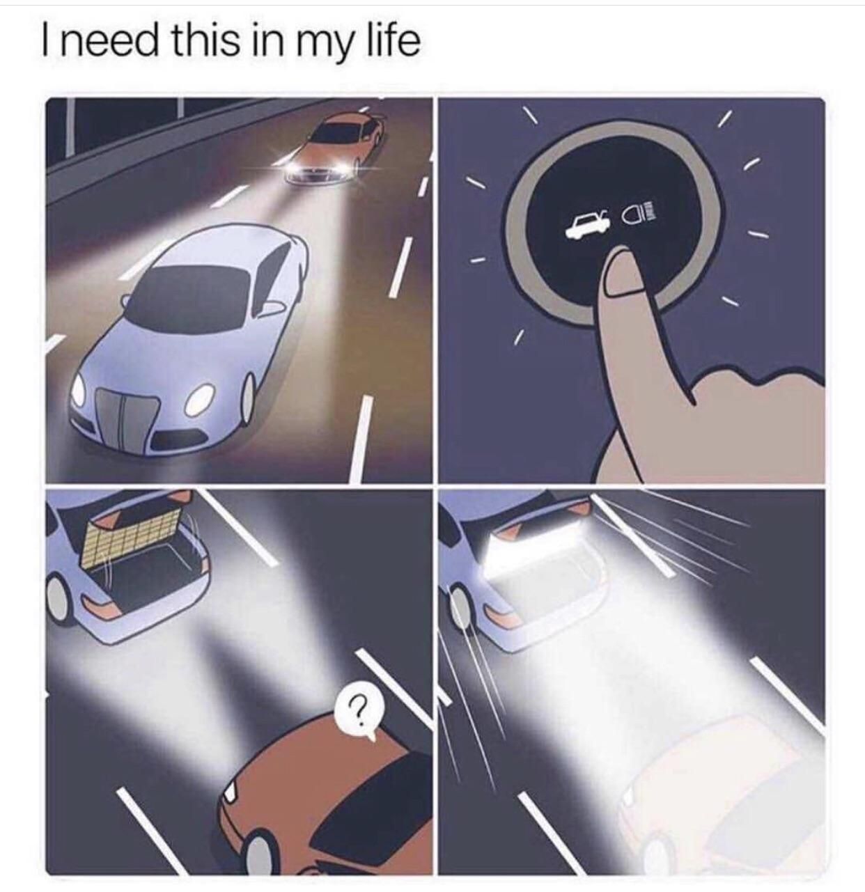 After seeing so many complaints about the use of new LED headlights . . .
