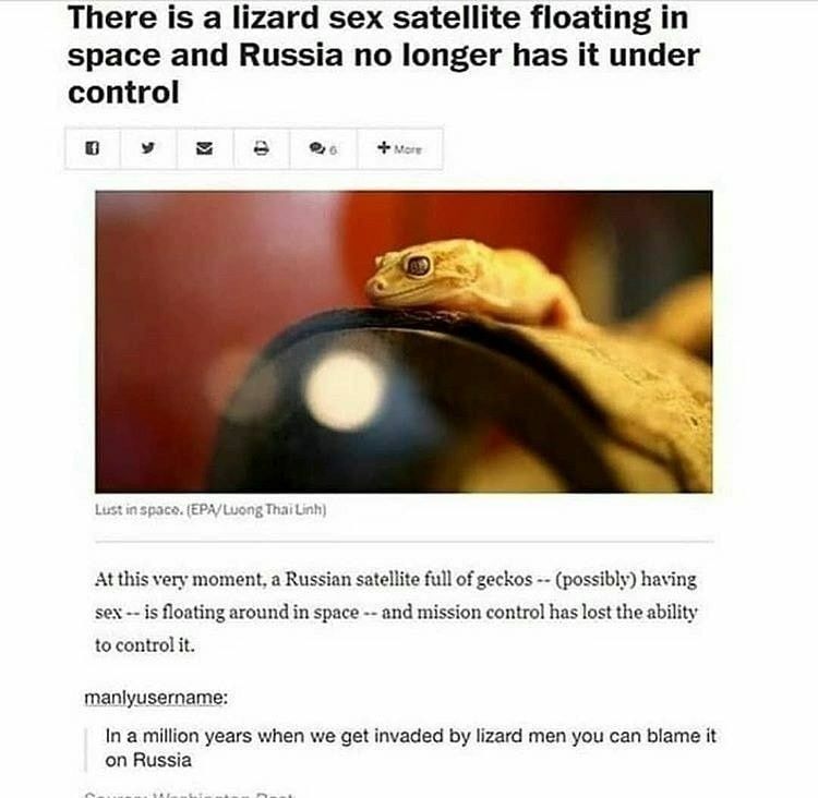 Actually Russia's fault this time