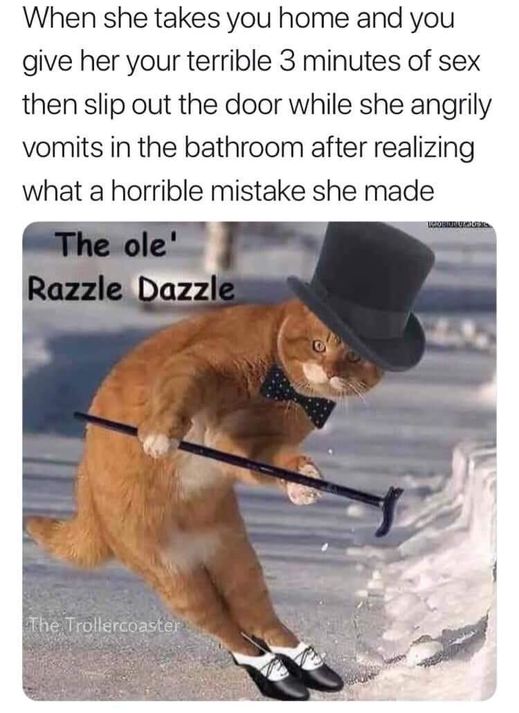 The ole’ razzle dazzle