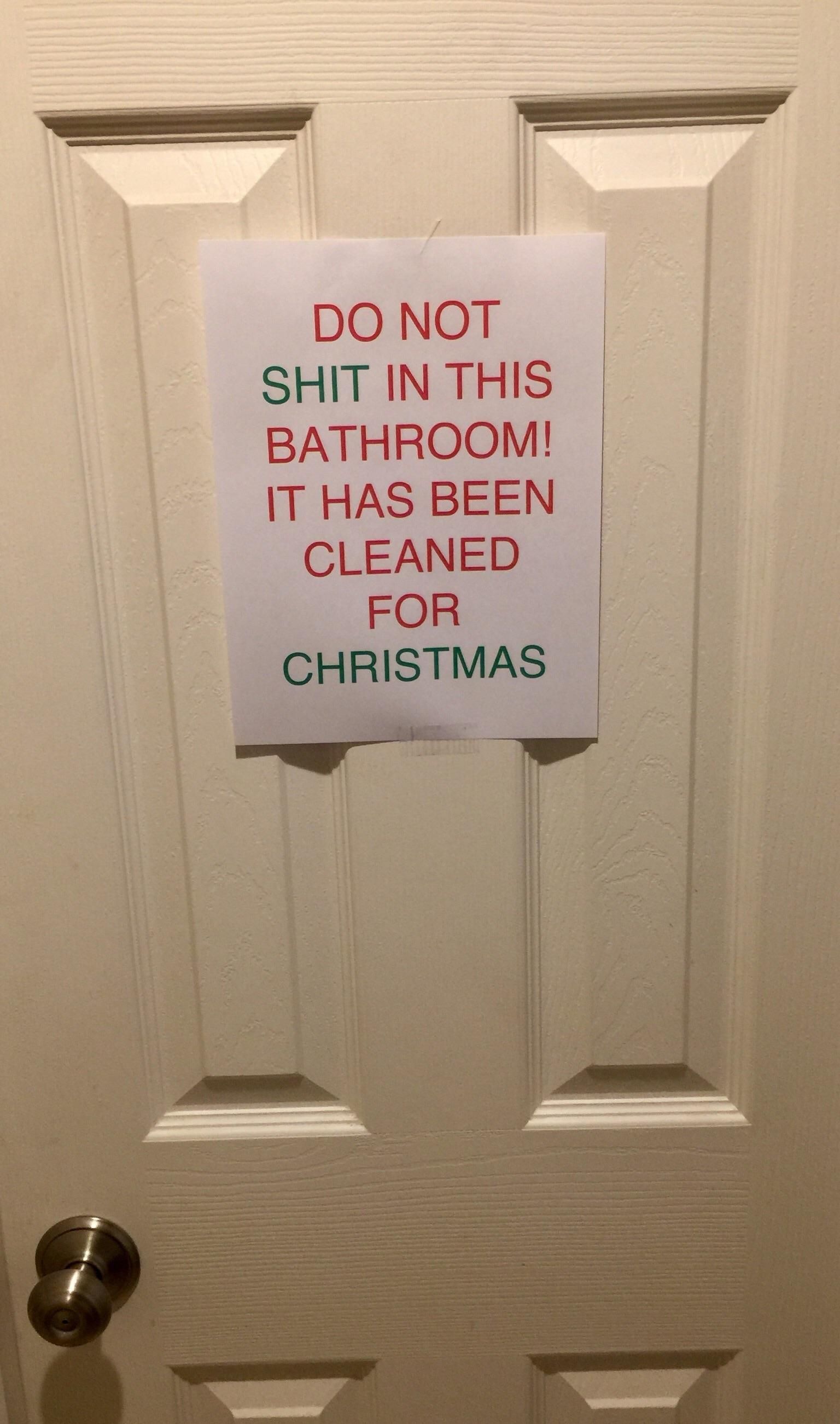 My girlfriend is taking this hosting Christmas thing a bit too far...