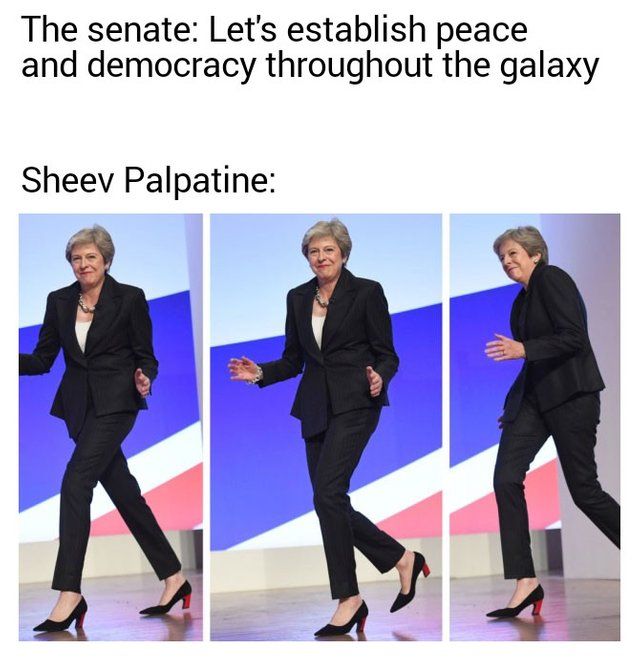 *Becomes the senate*