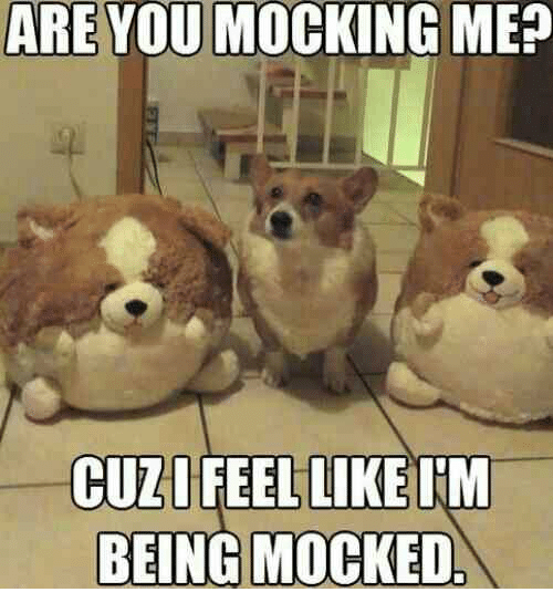 Are you Mocking Me?