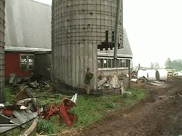 Overly Manly Man breaking down a Silo