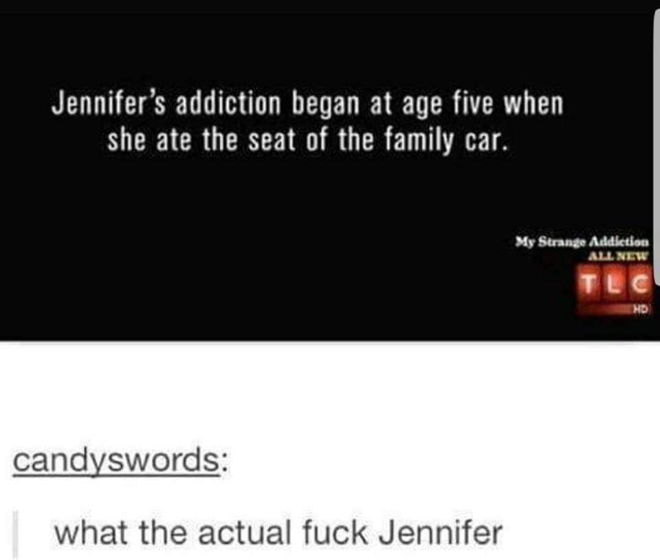 Jennifer you need to stop