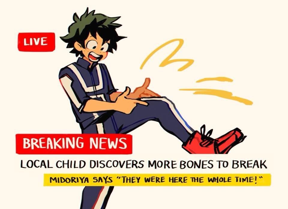 Imagine if Deku lived in the US. Even his grandkids wouldn't be able to pay off his medical debts.