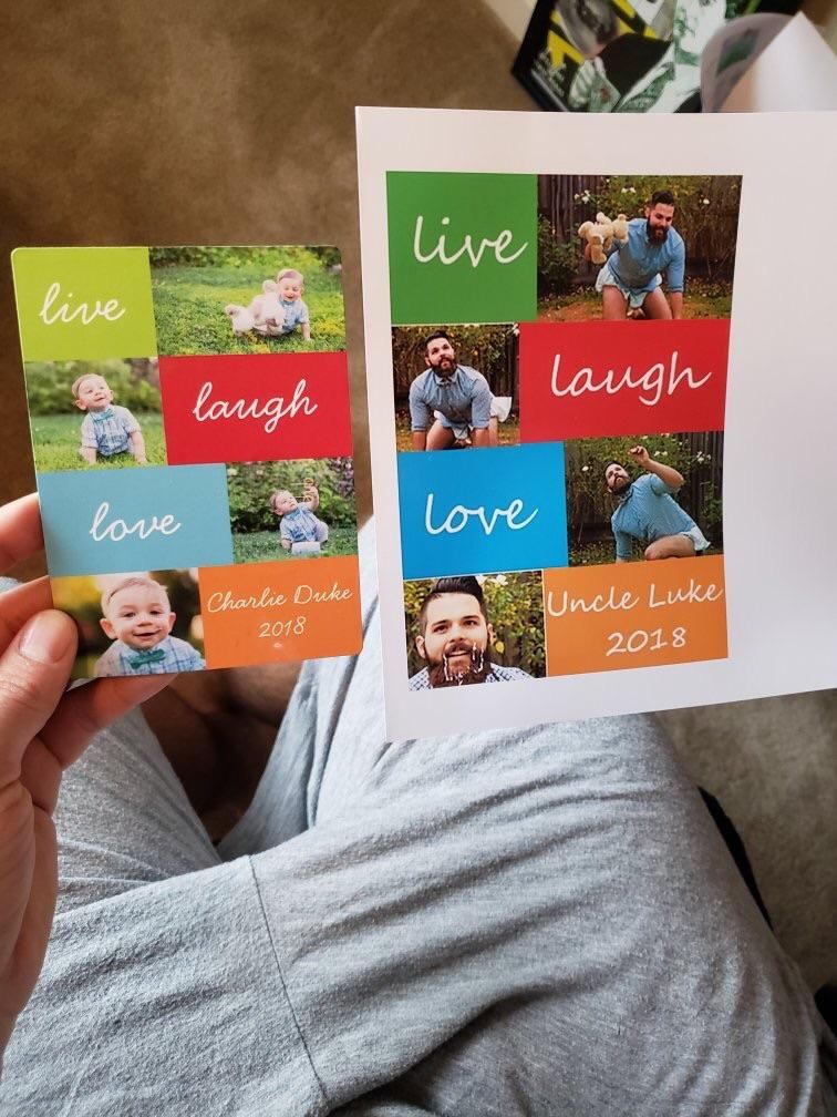 My friend got a Christmas card from his nephew... he decided to copy it and send it back.