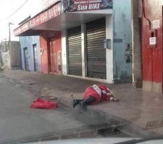 Santa made it all the way to Brazil. After that...