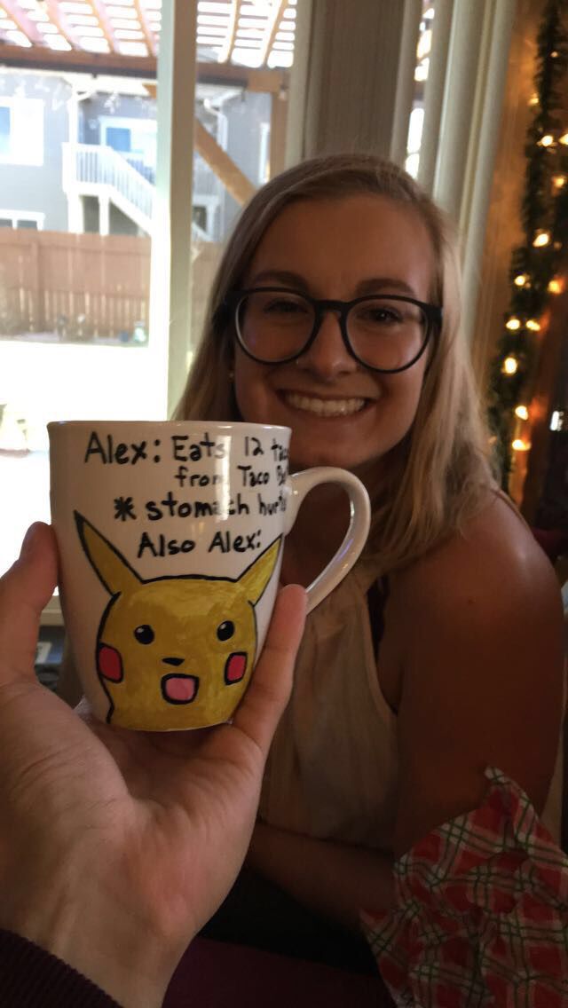 I love tacobell tacos and memes. My gf knew the perfect gift to get me.