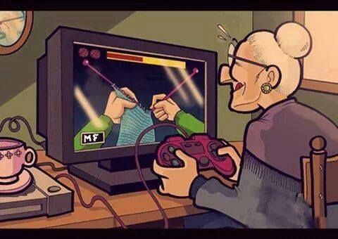 Grandma got a new game for Christmas.