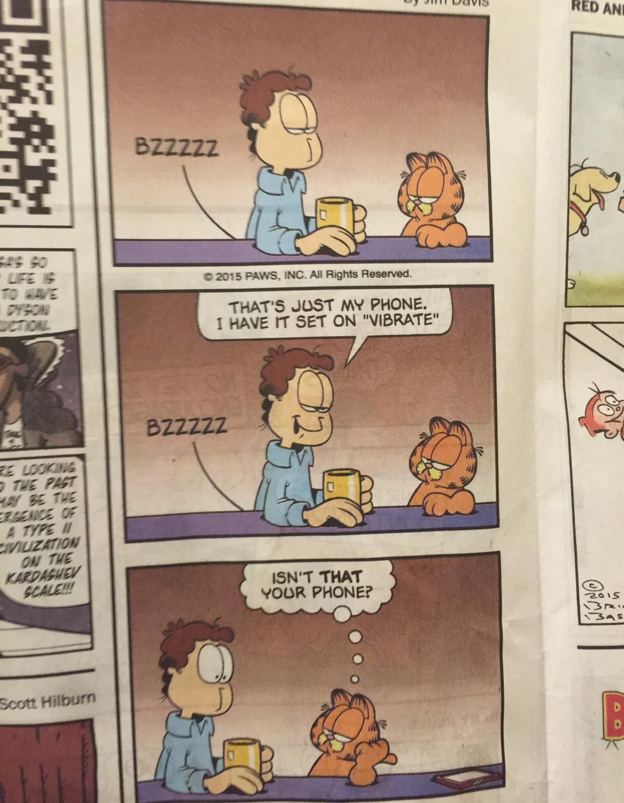 Uhhh...ok Garfield....