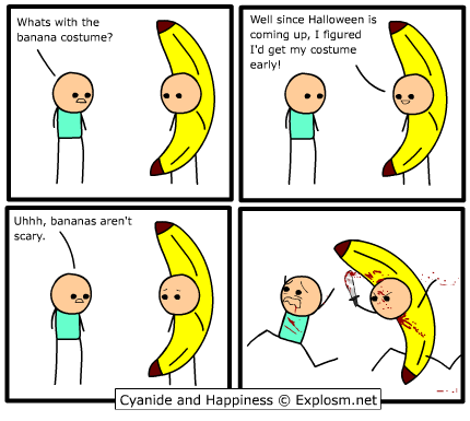 Bananas aren't scary