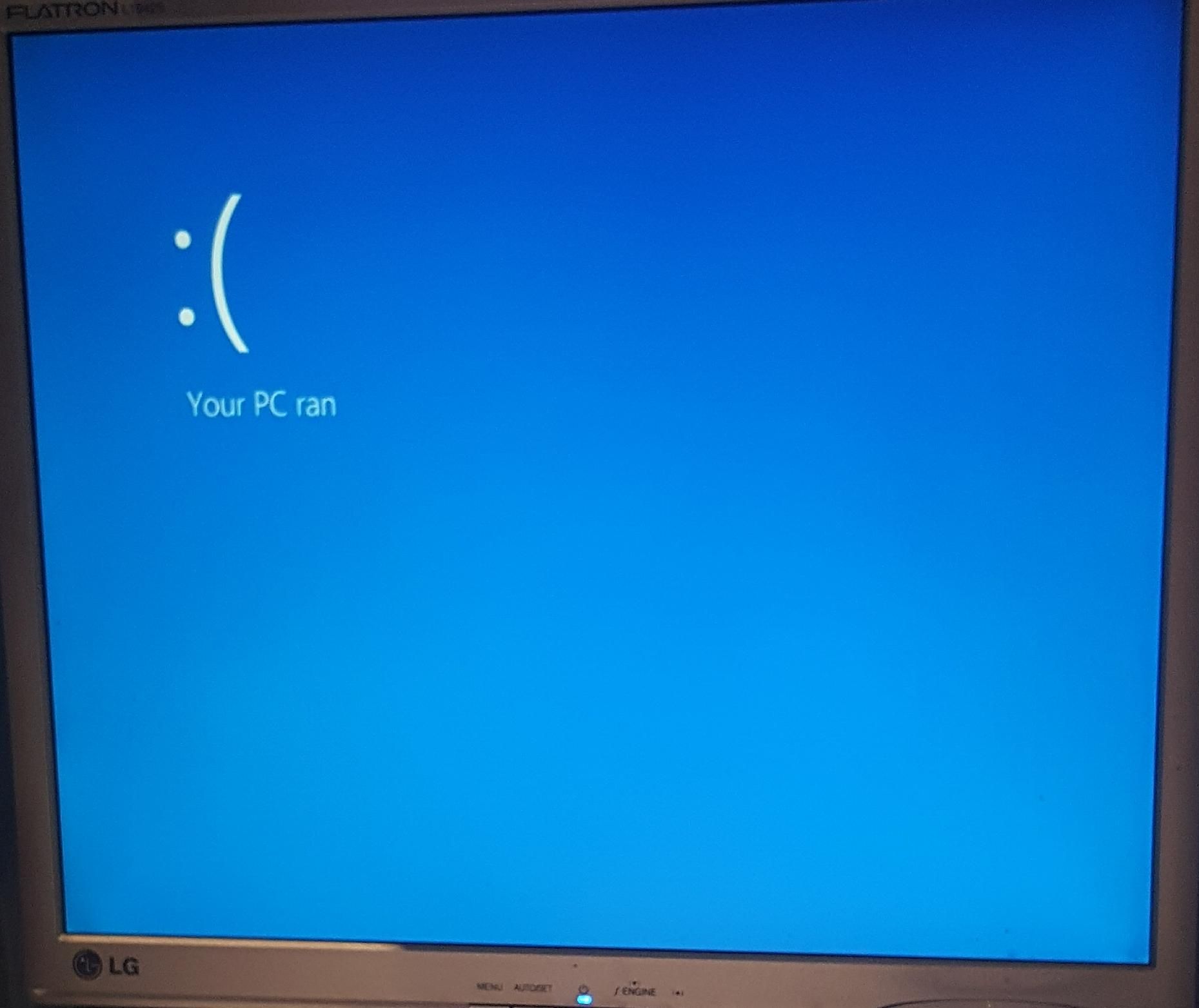 Aparently my computer broke so hard it decided to grow some legs and leave
