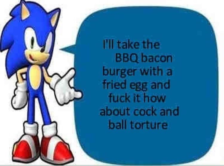 Sonic is my spirit animal