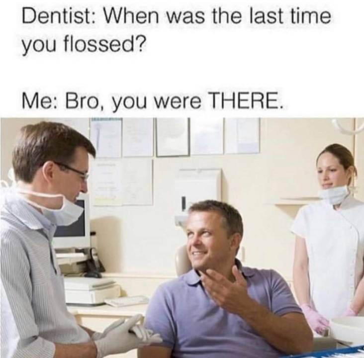 Dont forget to floss kids!