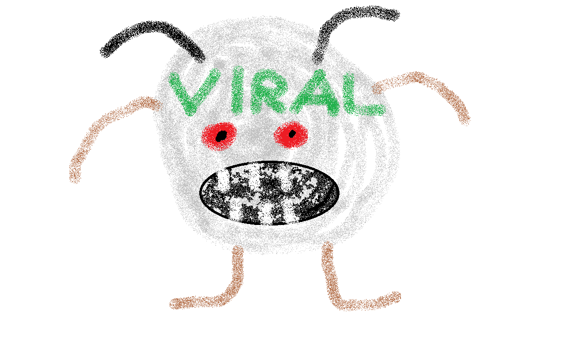 Oh no, it's viral monster and it wants to eat your memes, downvote it fast to scare it away.