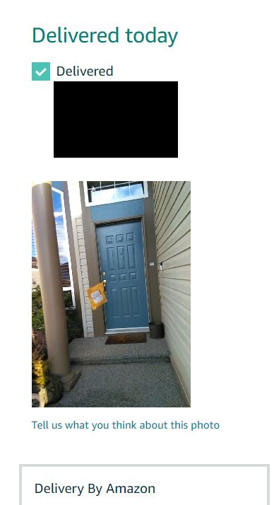 Big shout out to Amazon for taking a pic of my package delivery mid throw