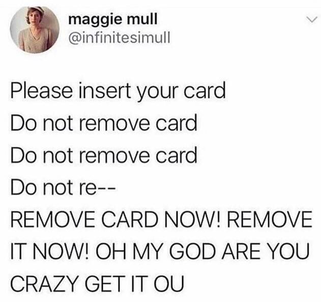 YOUR CREDIT CARD IS DECLINED