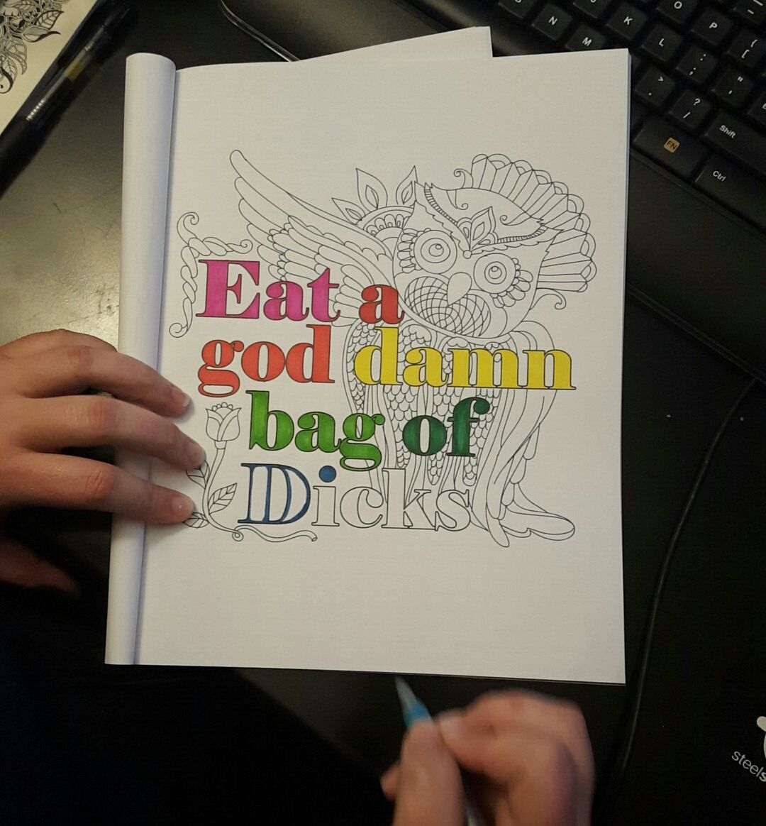 Was curious what my gf was coloring and I was not disappointed