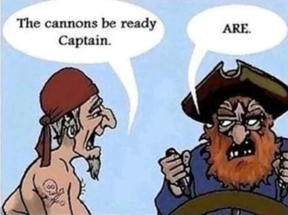 A Grammar Pirate