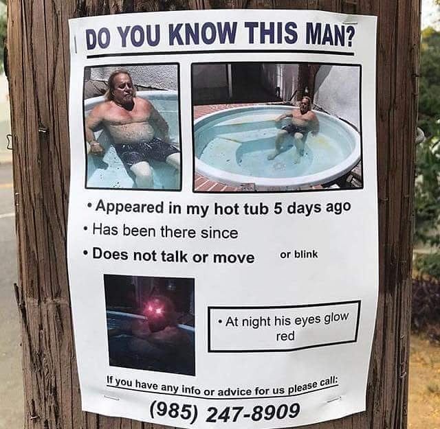 Do you know this man?