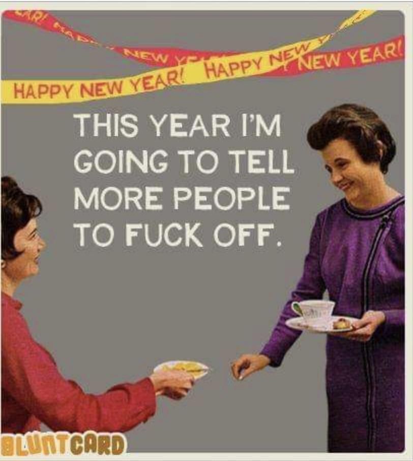 My New Years resolution.