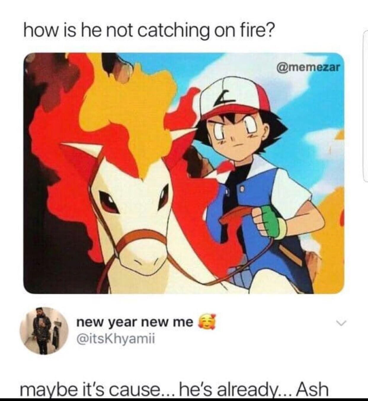 Because his name is Ash