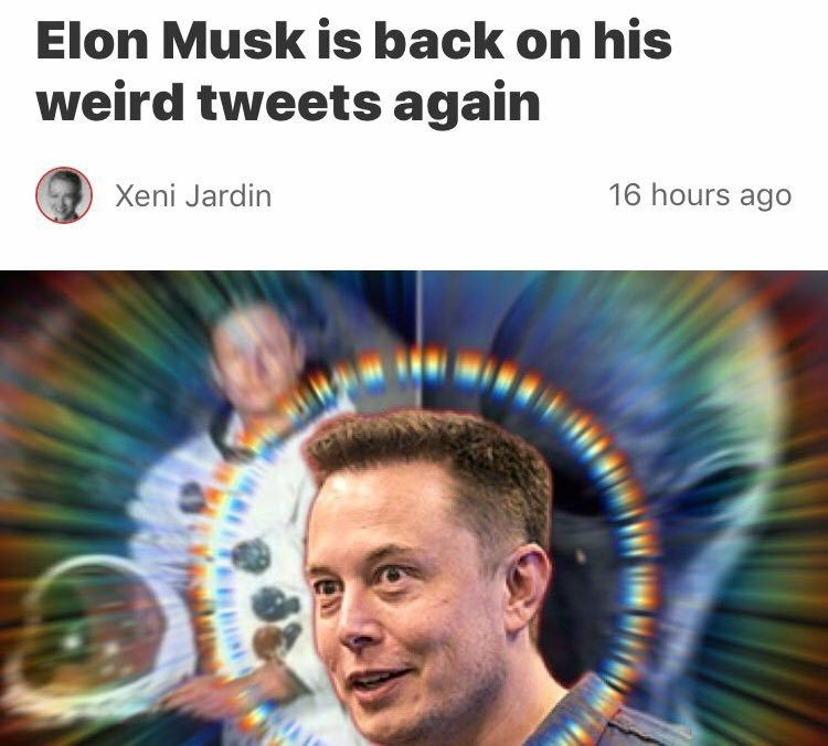 And off his medication