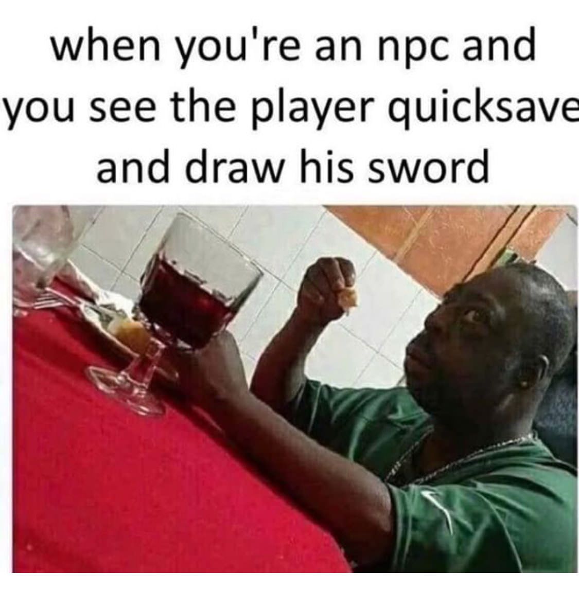 Lets attack that guy that just killed a dragon.