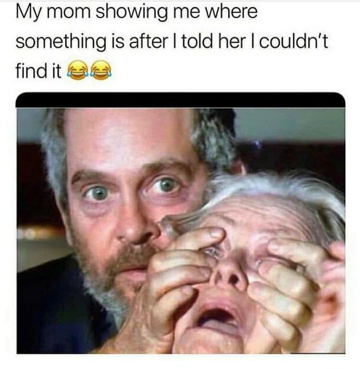 Moms are like stuff detectors