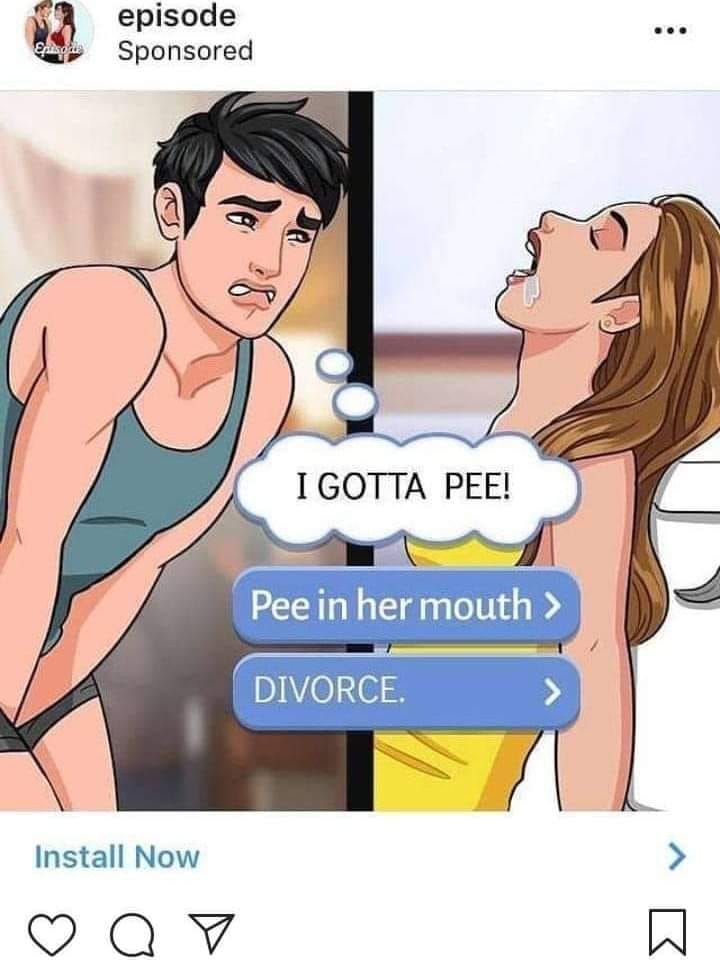 pee is stored in the mouth