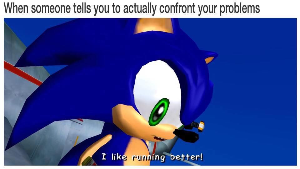Gotta go fast