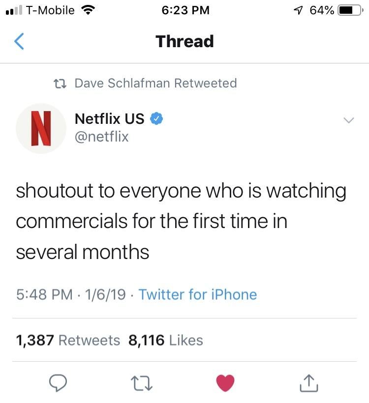 Netflix showing their golden globes.