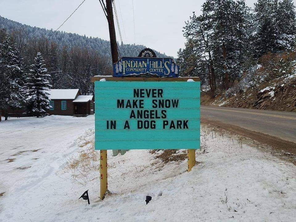 ..... Or eat yellow snow.
