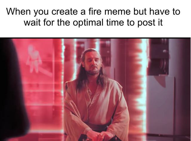 Gotta wait for that prime time