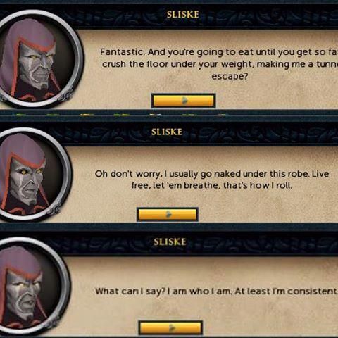 This is the man who killed Guthix...