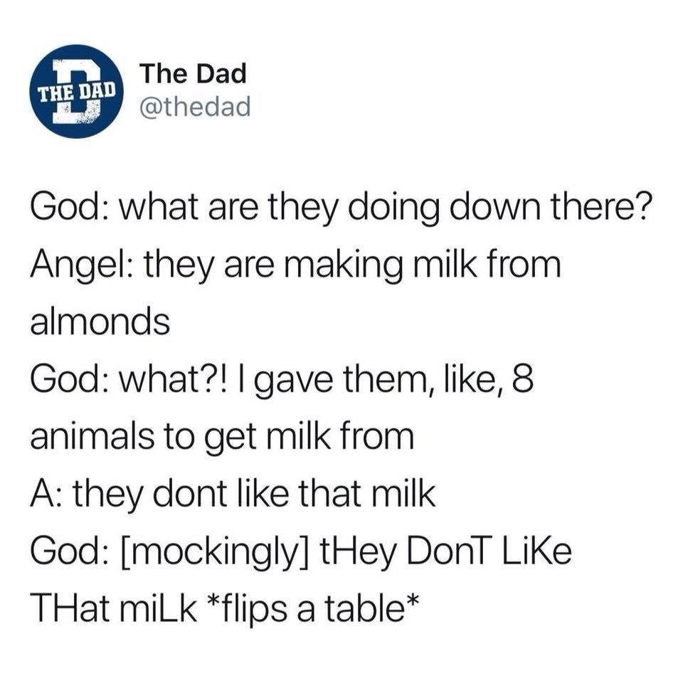We need some milk