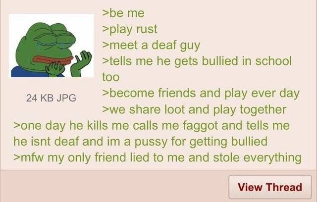 Anon makes a friend