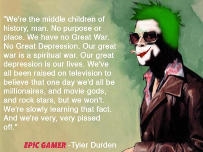 don't you wannabe a wageslave in a godless universe filled with vanity, ***s, materialism and vice