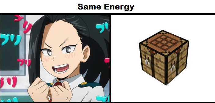 Although one is really adorable that I want to hold hands with and one is from My Hero Academia